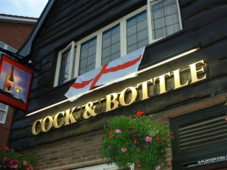 the cock & bottle, one of only three or four pubs i'd not been in in york, til tonight