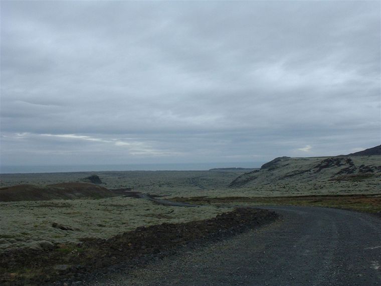Interesting landscapes on the way to Grindavik - alienesque landscape