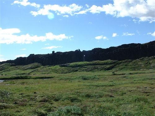 Site of the speech-making rock - the Lgberg