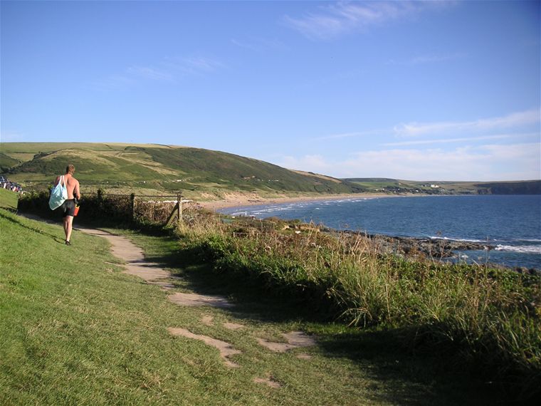 Views around the northern end of Woolacombe & Barricane Beach